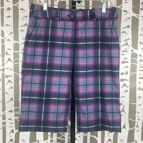 Nike Golf Tour Performance Plaid Bermuda Shorts 4 - Picture 13 of 14